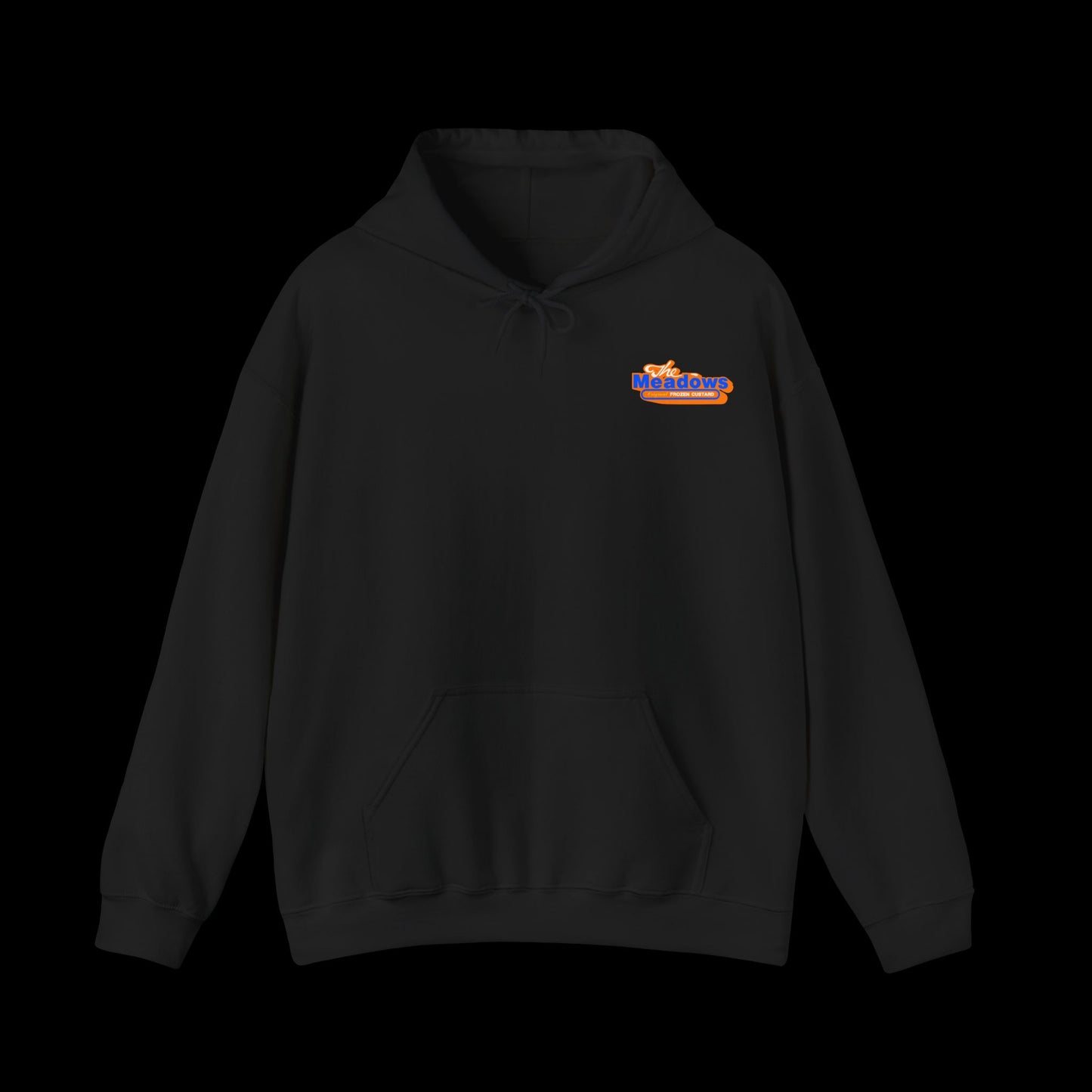 Meadows Orange Fluff Hoodie