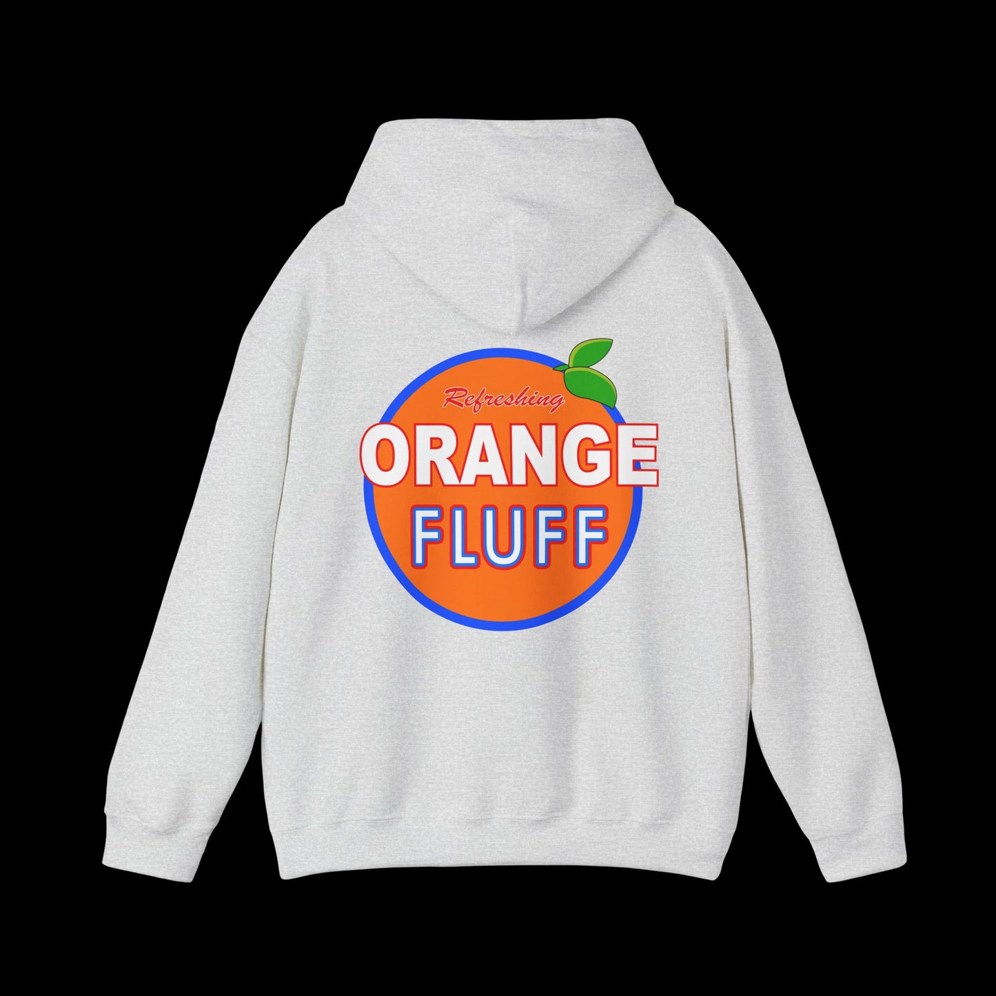 Meadows Orange Fluff Hoodie