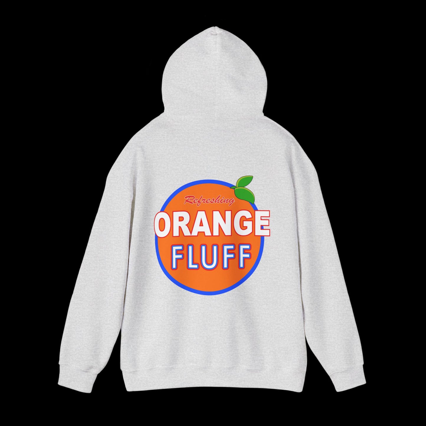 Meadows Orange Fluff Hoodie