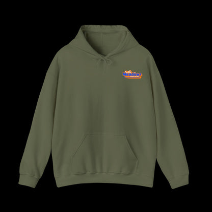 Meadows Orange Fluff Hoodie