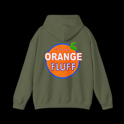 Meadows Orange Fluff Hoodie