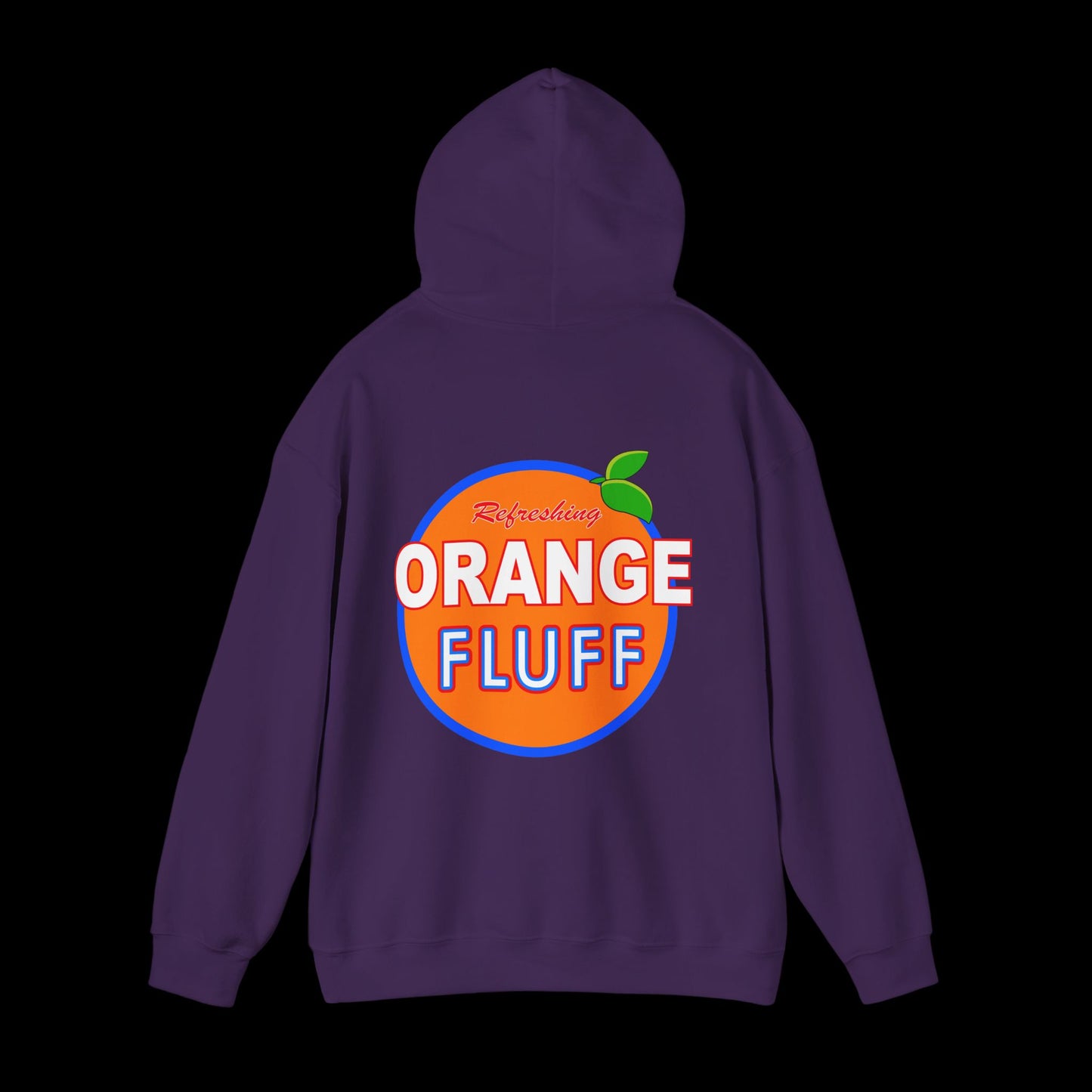 Meadows Orange Fluff Hoodie
