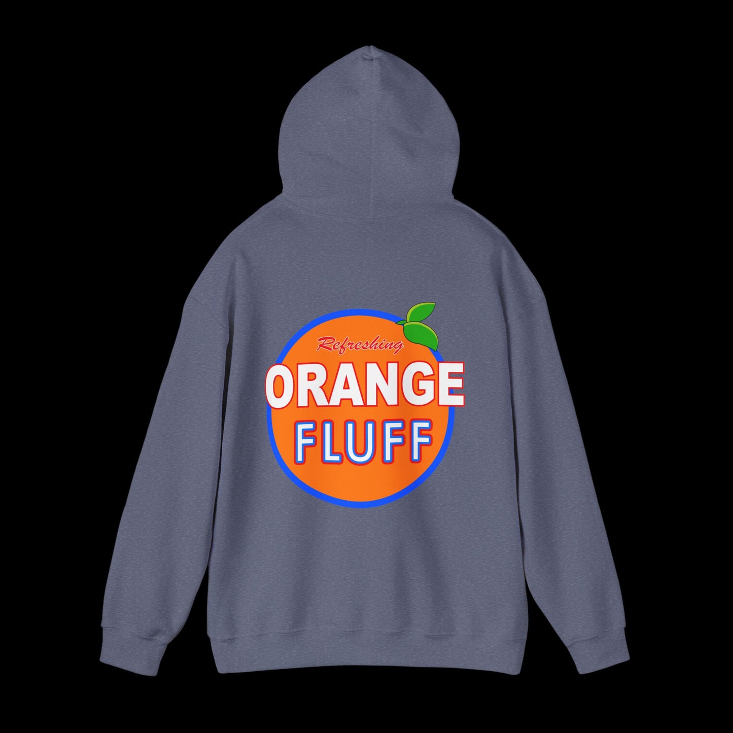 Meadows Orange Fluff Hoodie