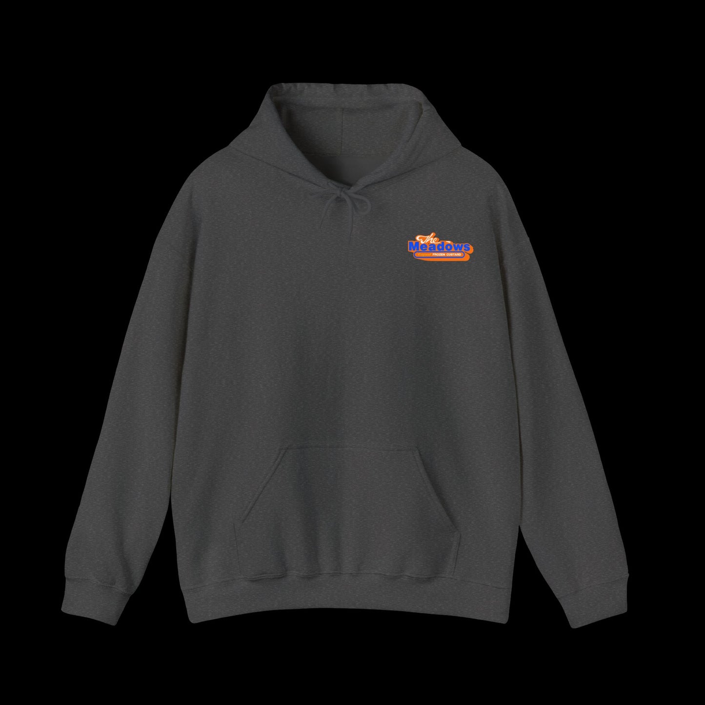 Meadows Orange Fluff Hoodie