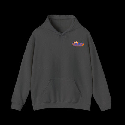Meadows Orange Fluff Hoodie