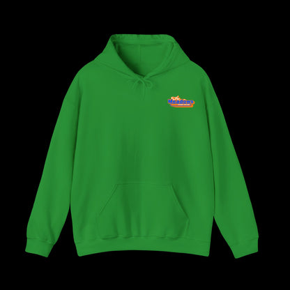 Meadows Orange Fluff Hoodie
