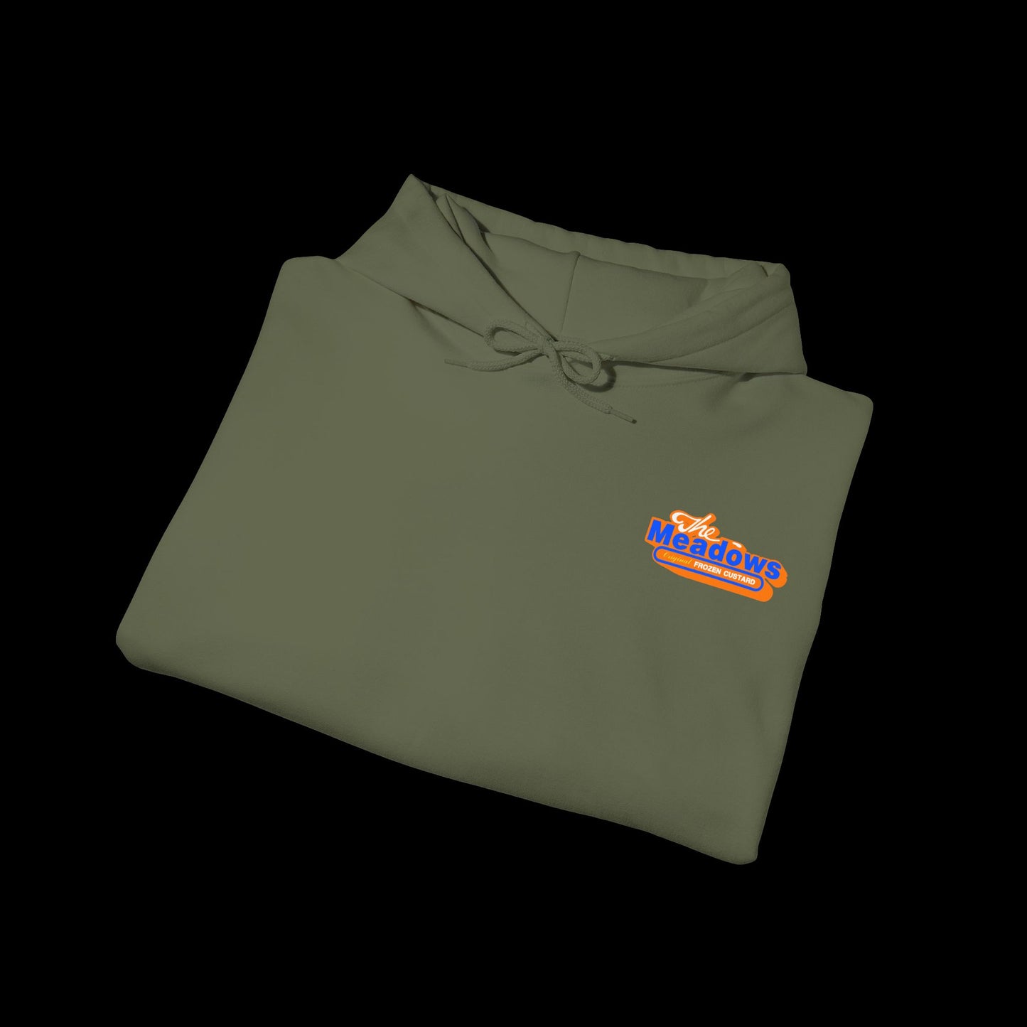 Meadows Orange Fluff Hoodie