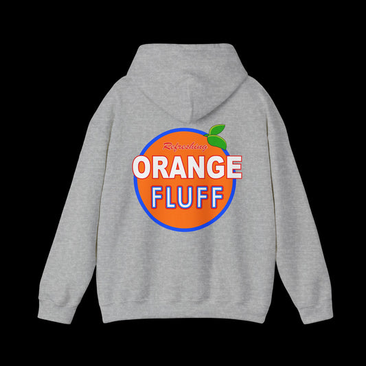 Meadows Orange Fluff Hoodie