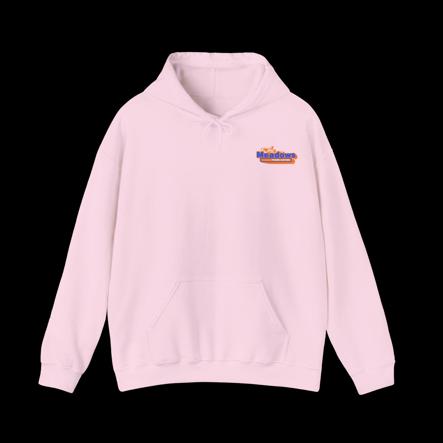 Meadows Orange Fluff Hoodie