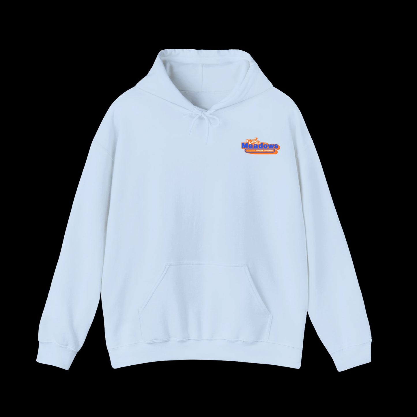 Meadows Orange Fluff Hoodie