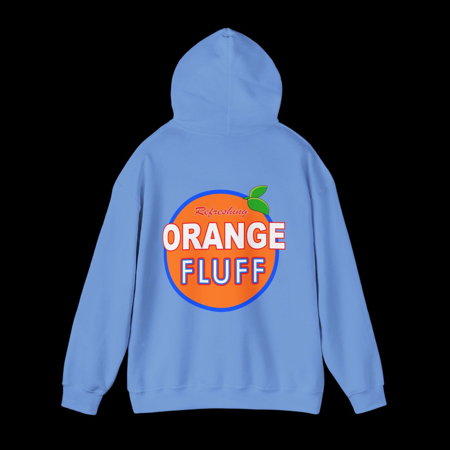 Meadows Orange Fluff Hoodie