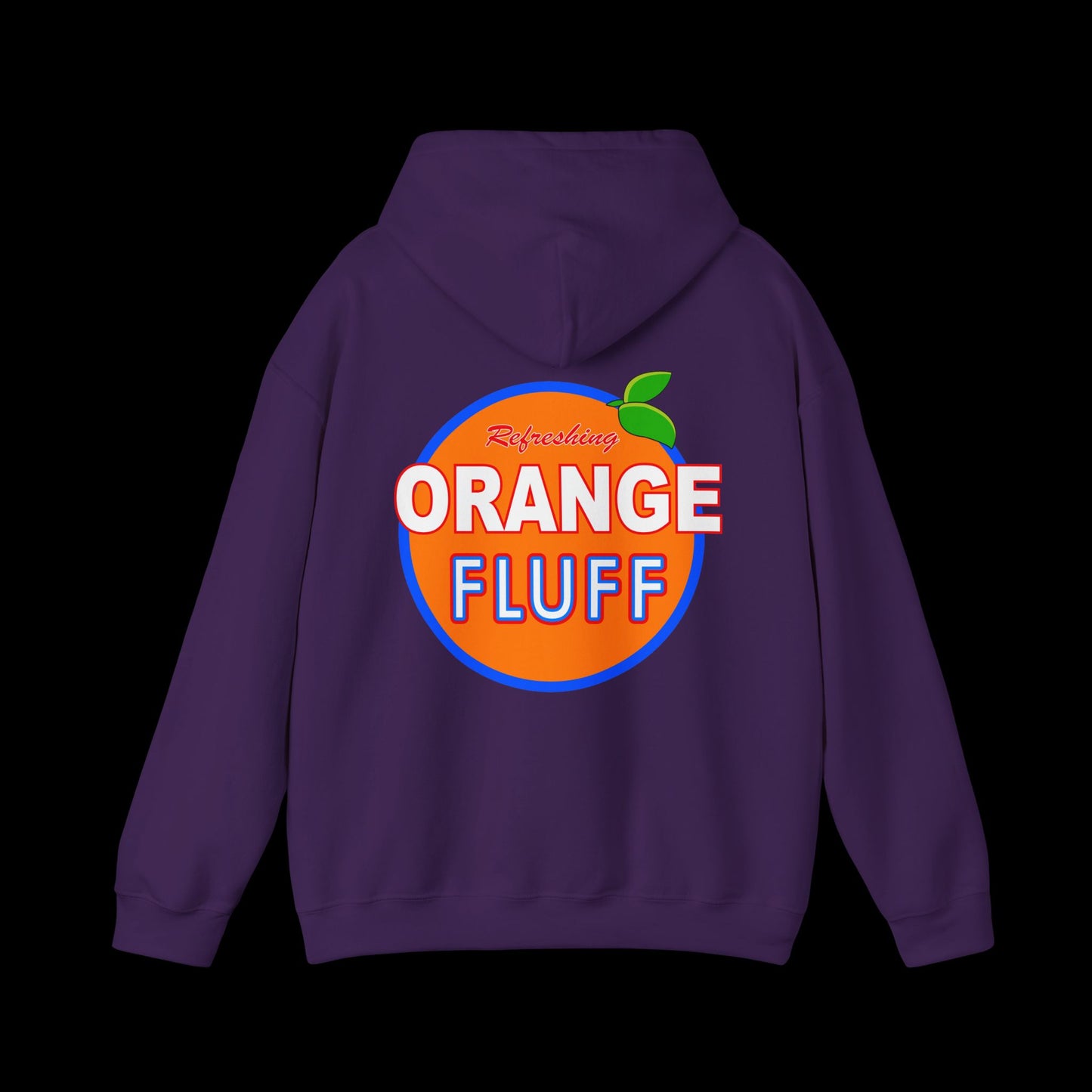Meadows Orange Fluff Hoodie