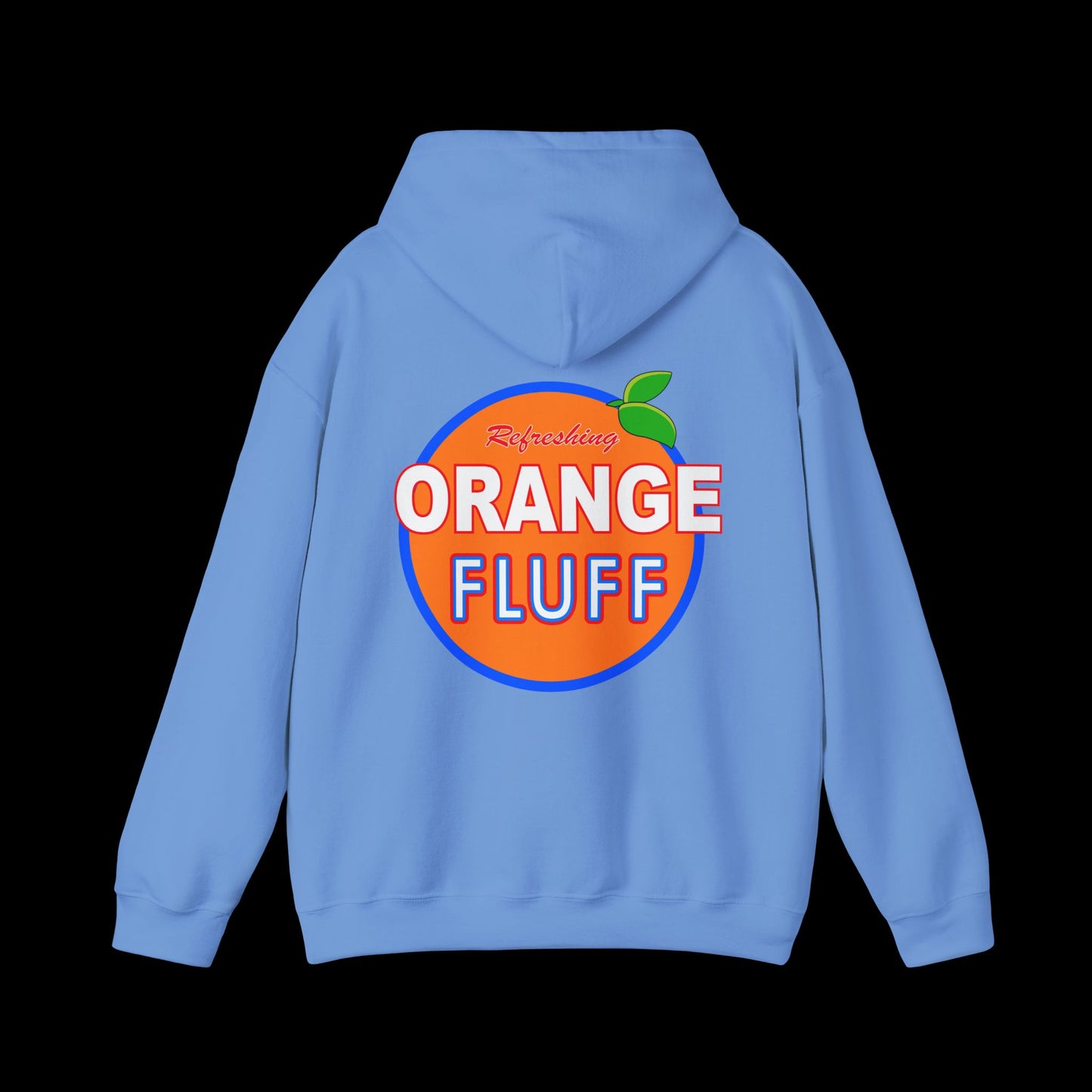 Meadows Orange Fluff Hoodie