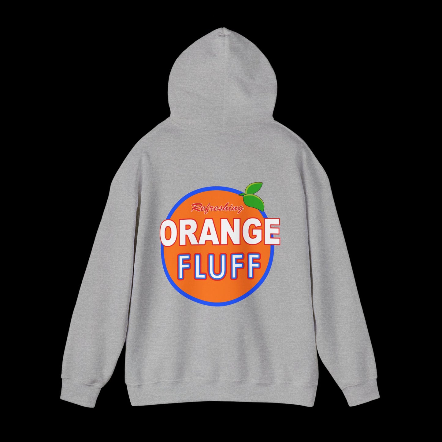 Meadows Orange Fluff Hoodie