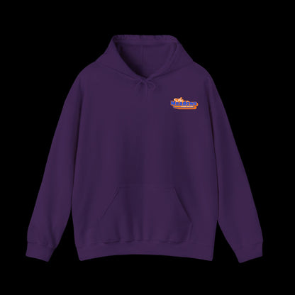 Meadows Orange Fluff Hoodie