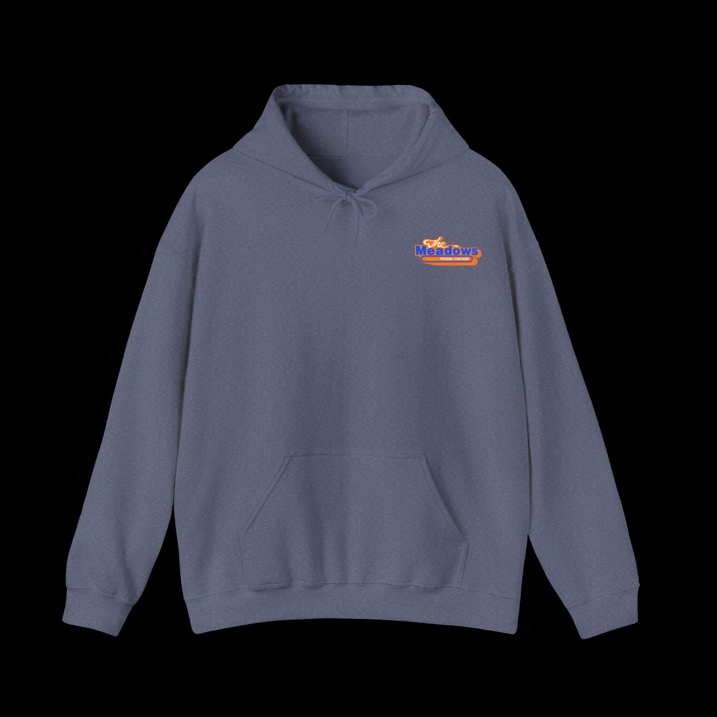 Meadows Orange Fluff Hoodie