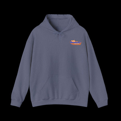 Meadows Orange Fluff Hoodie