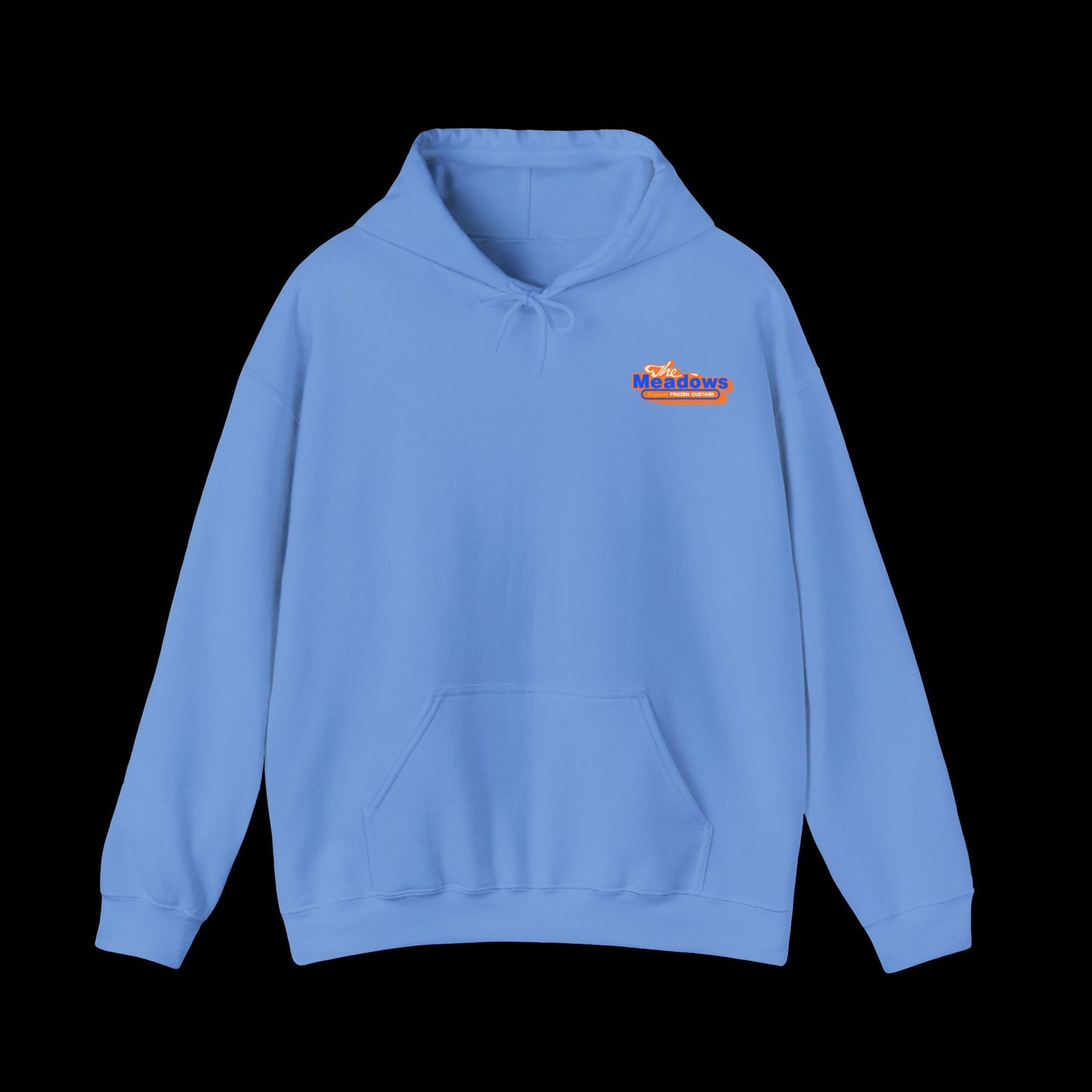 Meadows Orange Fluff Hoodie