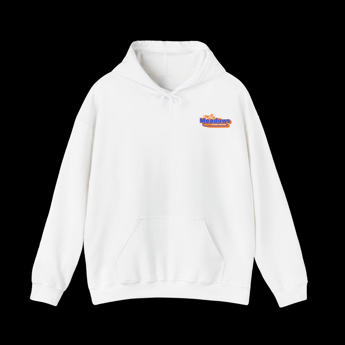 Meadows Orange Fluff Hoodie