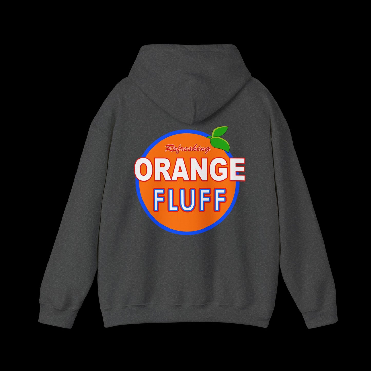 Meadows Orange Fluff Hoodie